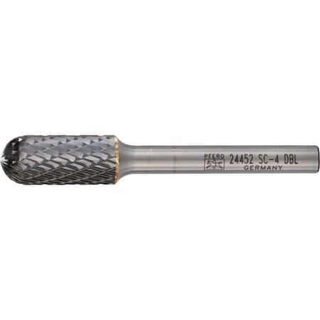 Pferd Carbide Bur, SCTI SC-4, 1/4", Double Cut 24452